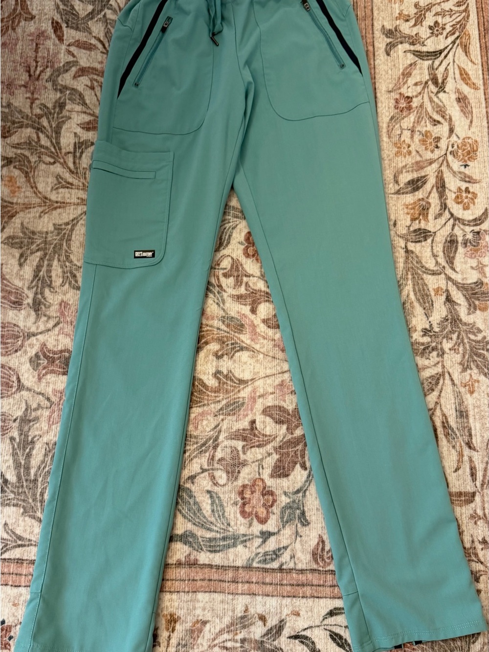 Sea Glass Greys Anatomy Women's Scrub Pants with Side Pocket